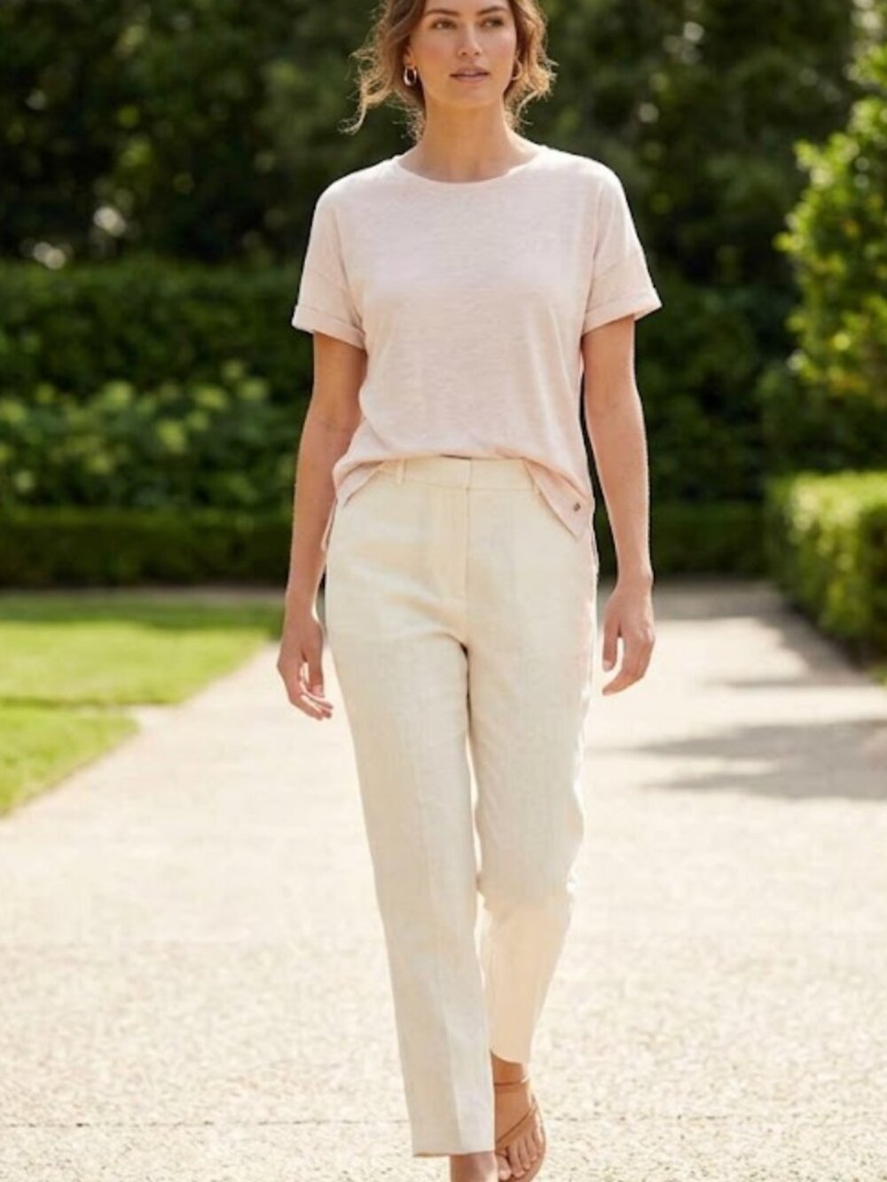 Apana Soft Blush‎ Short Sleeve Tee Medium